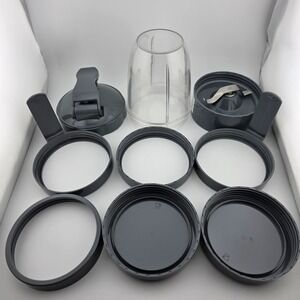 Nutribullet 9 Piece Replacement Parts Set‎ for 600W 900W Models Cup Lids Blade